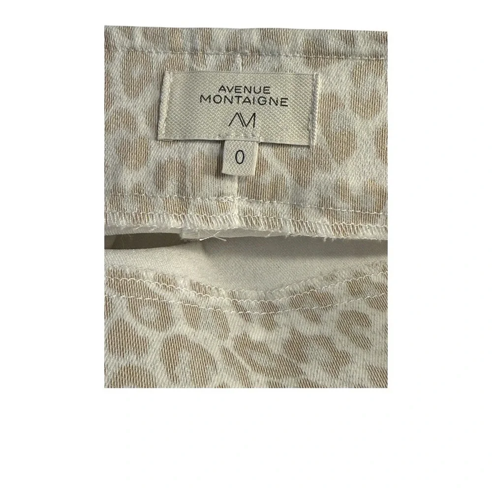 AVENUE MONTAIGNE Women's Leopard Print Flare Leo Pants‎ Size 0 - Picture 3 of 7
